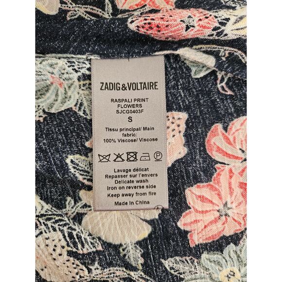 Zadig & Voltaire Raspali Print Mini Dress, Size S - Picture 10 of 12